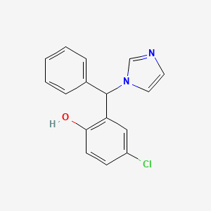 4-Chloro-2-[(1H-imidazol-1-yl)(phenyl)methyl]phenol
