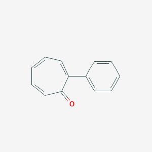 molecular formula C13H10O B085792 2-Phenyl-2,4,6-cycloheptatrien-1-one CAS No. 14562-09-5
