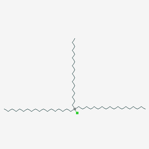 molecular formula C54H111ClSn B8579295 Stannane, chlorotrioctadecyl- CAS No. 140176-10-9