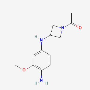 1-(3-((4-Amino-3-methoxyphenyl)amino)azetidin-1-yl)ethanone
