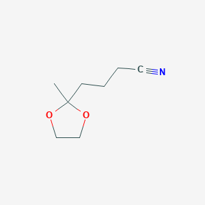 4-(2-Methyl-1,3-dioxolan-2-yl)butanenitrile