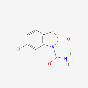 molecular formula C9H7ClN2O2 B8579492 6-Chloro-2-oxoindoline-1-carboxamide 