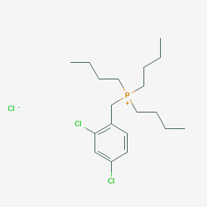 molecular formula C19H32Cl3P B085795 Chlorphonium chloride CAS No. 115-78-6