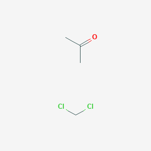 molecular formula C4H8Cl2O B8579588 Acetone dichloromethane CAS No. 96124-92-4