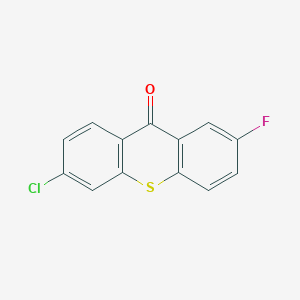 molecular formula C13H6ClFOS B8579595 6-Chloro-2-fluoro-9H-thioxanthen-9-one CAS No. 60086-41-1