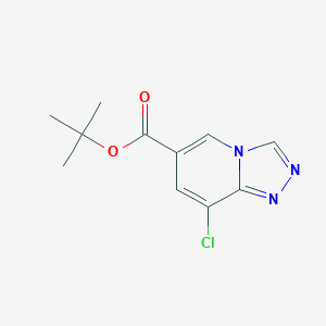 Tert-butyl 8-chloro[1,2,4]triazolo[4,3-a]pyridine-6-carboxylate