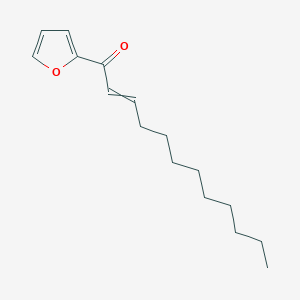 molecular formula C16H24O2 B8579717 1-(Furan-2-YL)dodec-2-EN-1-one CAS No. 918525-78-7