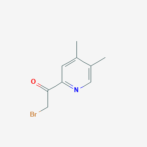 molecular formula C9H10BrNO B8579887 2-Bromoacetyl-4,5-dimethylpyridine 
