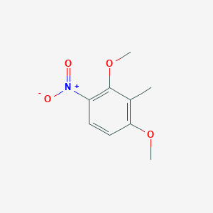 molecular formula C9H11NO4 B8579920 2,6-Dimethoxy-3-nitrotoluene 