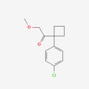 1-[1-(4-Chlorophenyl)cyclobutyl]-2-methoxyethanone