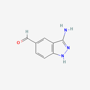 3-amino-1H-indazole-5-carbaldehyde