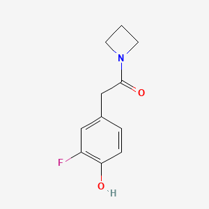 1-(Azetidin-1-yl)-2-(3-fluoro-4-hydroxyphenyl)ethanone