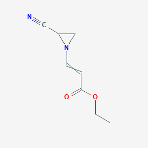 Ethyl 3-(2-cyanoaziridin-1-yl)prop-2-enoate