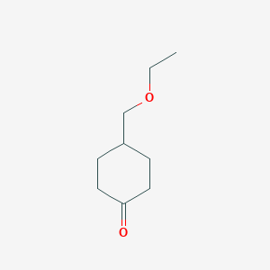 molecular formula C9H16O2 B8579978 4-(Ethoxymethyl)cyclohexanone 
