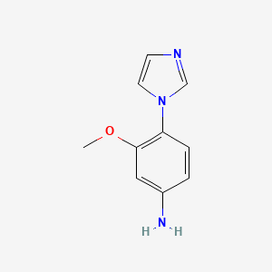 3-Methoxy-4-(imidazol-1-yl)-phenylamine