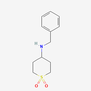 4-(benzylamino)tetrahydro-2H-thiopyran 1,1-dioxide