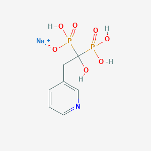 molecular formula C7H11NNaO7P2 B000858 Sodium risedronate CAS No. 115436-72-1