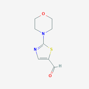 molecular formula C8H10N2O2S B085800 2-吗啉基-1,3-噻唑-5-甲醛 CAS No. 1011-41-2