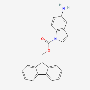 (9H-Fluoren-9-YL)methyl 5-amino-1H-indole-1-carboxylate