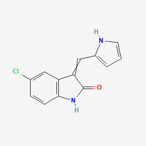 5-chloro-3-(1H-pyrrol-2-yl-methylene)-1,3-dihydro-indol-2-one