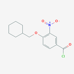 4-(Cyclohexylmethyloxy)-3-nitrobenzoyl chloride