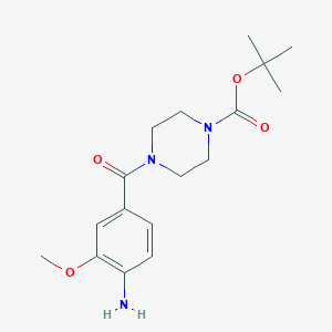 Tert-butyl 4-(4-amino-3-methoxybenzoyl)piperazine-1-carboxylate