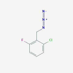 molecular formula C7H5ClFN3 B8580248 6-Chloro-2-fluorobenzyl azide 