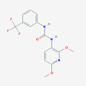 1-(2,6-Dimethoxy-pyridin-3-yl)-3-(3-trifluoromethyl-phenyl)-urea