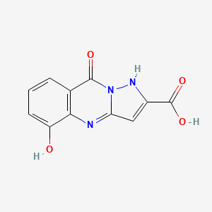 5-Hydroxy-9-oxo-1,9-dihydropyrazolo[5,1-b]quinazoline-2-carboxylic acid