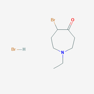 1-Ethyl-5-bromo-hexahydro-azepin-4-one hydrobromide