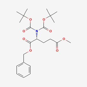 1-benzyl 5-methyl N,N-bis(tert-butoxycarbonyl)-D-glutamate