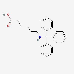 molecular formula C25H27NO2 B8580332 6-(Tritylamino)caproic acid CAS No. 5612-13-5