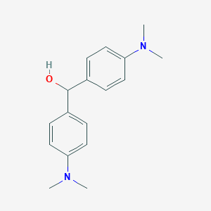 molecular formula C17H22N2O B085804 4,4'-Bis(dimethylamino)benzhydrol CAS No. 119-58-4