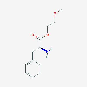 molecular formula C12H17NO3 B8580480 Phenylalanine methoxyethyl ester 