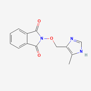 2-[(5-Methyl-1H-imidazol-4-yl)methoxy]-1H-isoindole-1,3(2H)-dione