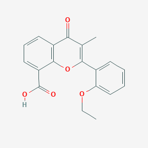 2-(2-Ethoxyphenyl)-3-methyl-4-oxo-4H-1-benzopyran-8-carboxylic acid