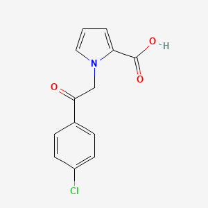 1-[2-(4-chlorophenyl)-2-oxoethyl]-1H-Pyrrole-2-carboxylic acid
