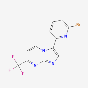3-(6-Bromopyridin-2-yl)-7-(trifluoromethyl)imidazo[1,2-a]pyrimidine
