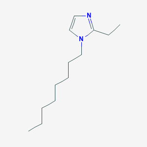 molecular formula C13H24N2 B8580799 1-Octyl-2-ethyl-1H-imidazole 