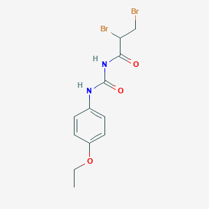 2,3-Dibromo-N-[(4-ethoxyphenyl)carbamoyl]propanamide