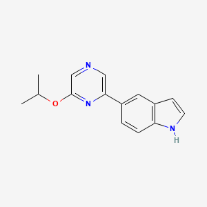 5-(6-isopropoxy-pyrazin-2-yl)-1H-indole