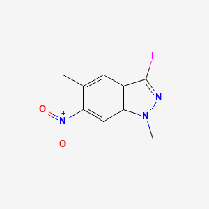 3-iodo-1,5-dimethyl-6-nitro-1H-indazole