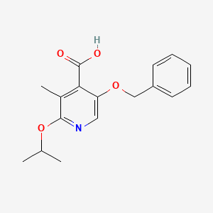 5-(Benzyloxy)-3-methyl-2-(propan-2-yloxy)pyridine-4-carboxylic acid