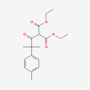 Diethyl 2-(2-methyl-2-p-tolylpropanoyl)malonate