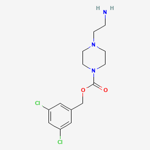 3,5-Dichlorobenzyl 4-(2-aminoethyl)piperazine-1-carboxylate