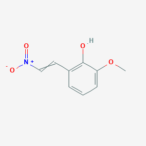 molecular formula C9H9NO4 B8581197 2-Methoxy-6-(2-nitrovinyl)phenol 