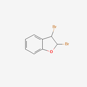 molecular formula C8H6Br2O B8581267 2,3-Dibromo-2,3-dihydrobenzofuran 
