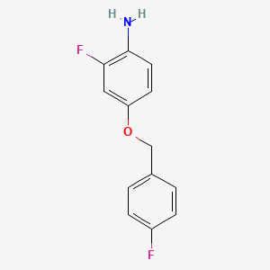 2-Fluoro-4-(4-fluoro-benzyloxy)-phenylamine