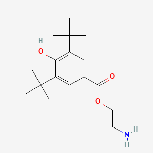 2-Aminoethyl 3,5-di-tert-butyl-4-hydroxybenzoate