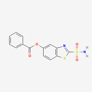 2-Sulfamoyl-1,3-benzothiazol-5-yl benzoate